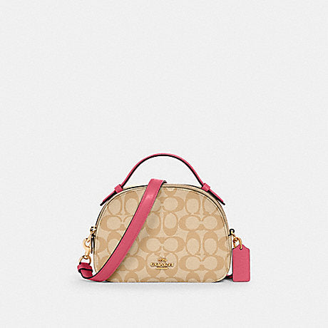 Coach serena satchel in signature Outlet
